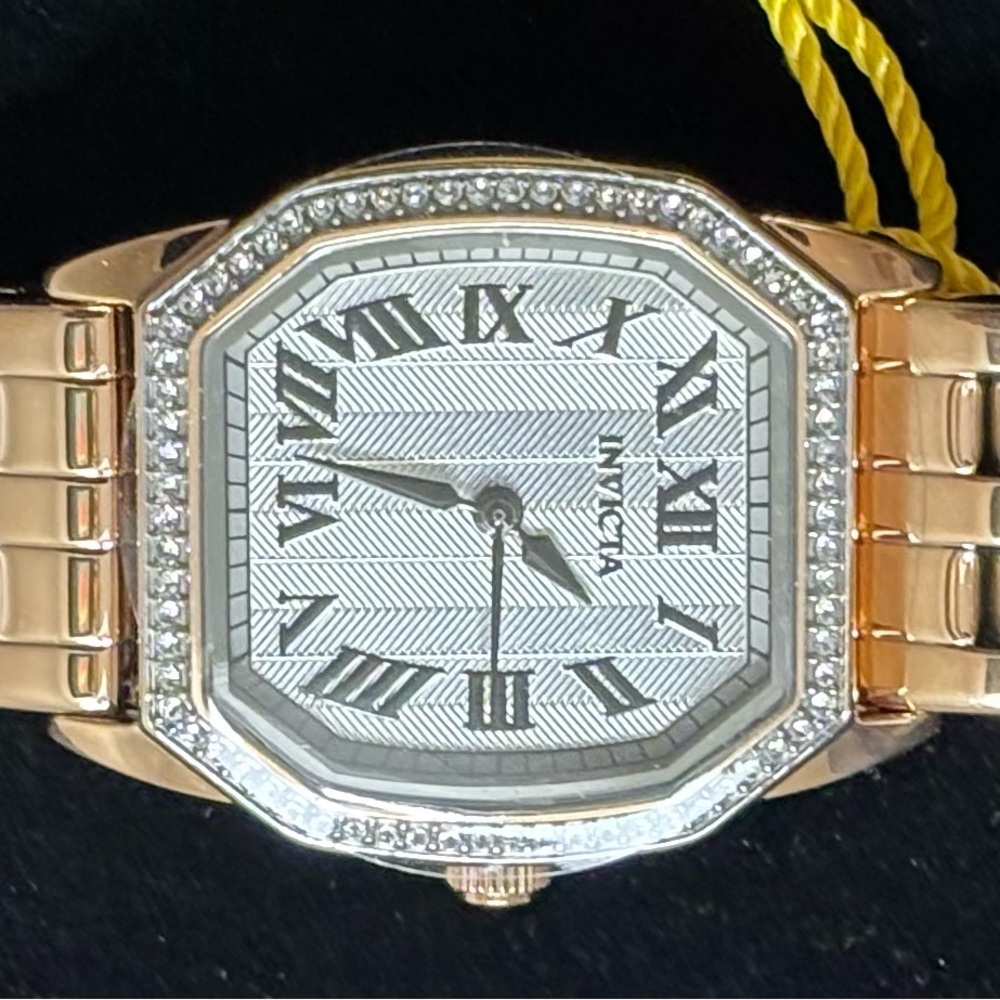 Invicta Rose Gold-Tone Ladies Stainless Steel Watch with Roman Numerals - Picture 5 of 5